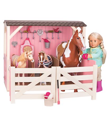 Our Generation Pferdestall - 64x53 cm - Rosa Our Generation Pferdestall - 64x53 cm - Rosa