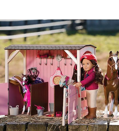 Our Generation Pferdestall - 64x53 cm - Rosa Our Generation Pferdestall - 64x53 cm - Rosa