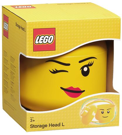 Boîte de rangement LEGO® Storage - Grand - Tête - 27 cm - Cligne Boîte de rangement LEGO® Storage - Grand - Tête - 27 cm - Cligne