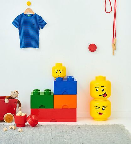 Boîte de rangement LEGO® Storage - Grand - Tête - 27 cm - Cligne Boîte de rangement LEGO® Storage - Grand - Tête - 27 cm - Cligne