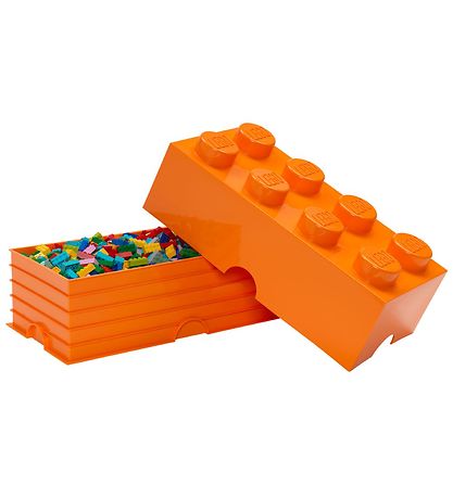 LEGO® Storage Storage Box - 50x25x18 - 8 Knobs - Bright Or