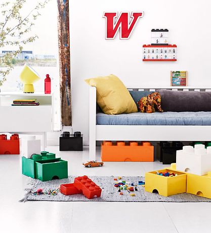 LEGO® Storage Storage Box - 50x25x18 - 8 Knobs - Bright Or