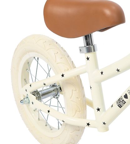 Banwood Loopfiets - First Ga! - Creme m. sterren