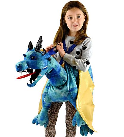 Den Goda Fen Maskeradkläder - Drake - Ride På - Blå