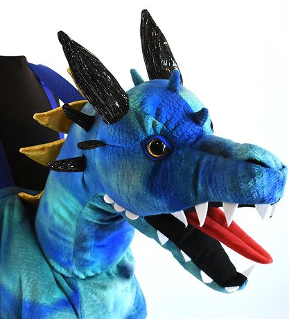 Den Goda Fen Maskeradkläder - Drake - Ride På - Blå