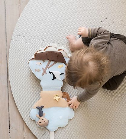 Thats Mine Play Mat - 110 cm - Circle - Light Brown