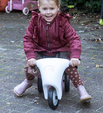 Dantoy Scooter w. Rubber Wheels - Pink/White
