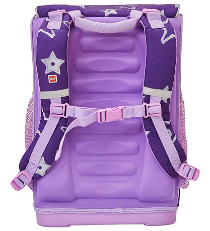 LEGO® School Backpack w. Gymsack - Stars - Purple w. Stars