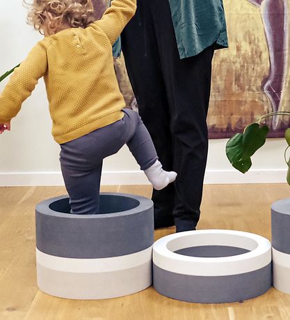 Écharpe Tube bObles - Ø: 36 cm - Medium+ - Bleu