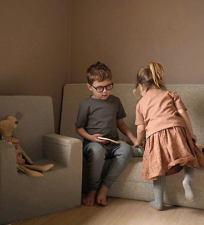 by KlipKlap Sessel - Kids Stuhl - 43x43x50 cm - Beige m. Sand by KlipKlap Sessel - Kids Stuhl - 43x43x50 cm - Beige m. Sand