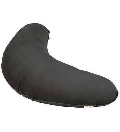 Coussin d'Allaitement Filibabba - Velours Côtelé - Stone Grey