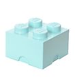 LEGO® Storage Storage Box - 4 Knobs - 25x25x18 - Aqua Eq. LEGO® Storage Storage Box - 4 Knobs - 25x25x18 - Aqua Eq.