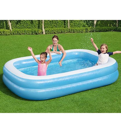 Bestway Inflatable Pool - 2.62 x 1.75 M - Blue Rectangular Po