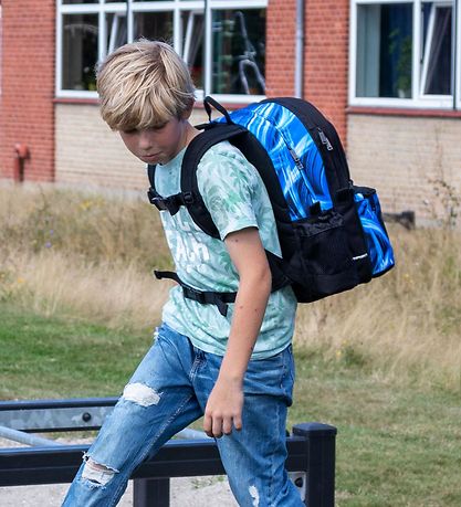 Jeva School Backpack - Square - Lightning Jeva School Backpack - Square - Lightning