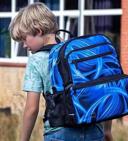 Jeva School Backpack - Square - Lightning Jeva School Backpack - Square - Lightning