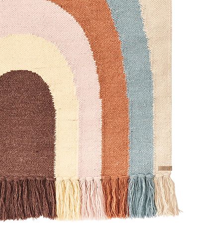OYOY Wall Rug - 124x100 cm - Follow The Rainbow - Multi