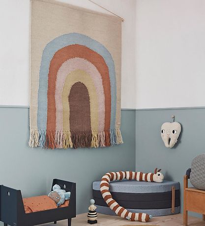 OYOY Wall Rug - 124x100 cm - Follow The Rainbow - Multi