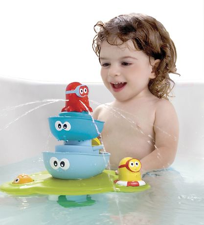 Yookidoo Bath Toys - 7 pcs - Stack 'n' Spray Fountain