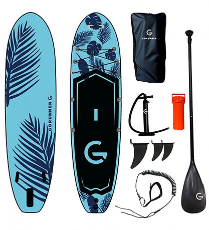 GoRunner Supboard - 320x84 cm - Flower - Blau GoRunner Supboard - 320x84 cm - Flower - Blau