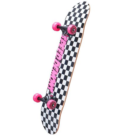 Speed Demons Skateboard - 7.75'' - Checkers Complete - Pink