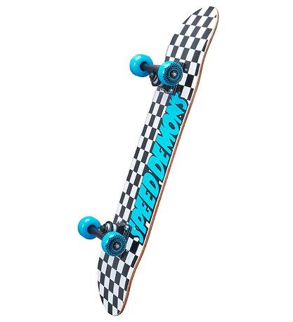 Speed Demons Skateboard - 7.75'' - Checkers Complete - Blue
