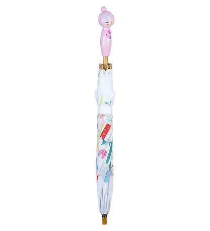Vilac Umbrella For Kids - Flower Girl - Pink Vilac Umbrella For Kids - Flower Girl - Pink