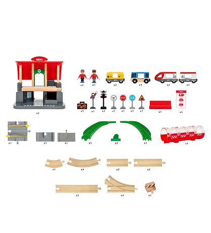 BRIO Toys - Central station Set - 37 Parts 33989 BRIO Toys - Central station Set - 37 Parts 33989