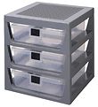 LEGO® Storage Storage w. 3 drawers - 32x34x37 - Grey LEGO® Storage Storage w. 3 drawers - 32x34x37 - Grey