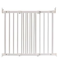 BabyDan Safety Grille - Wood - Flexifit - White