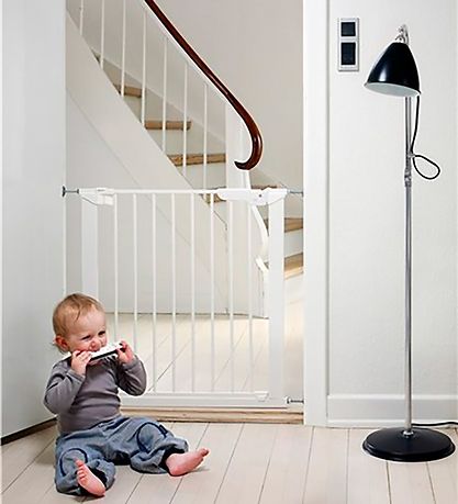 BabyDan Sikkerhetsnett Premier m. 2 forlengere - 86-93,3 cm - BabyDan Sikkerhetsnett Premier m. 2 forlengere - 86-93,3 cm -