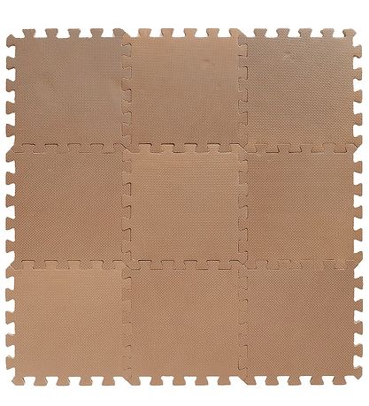 BabyDan Lekgolv - 90x90 cm - Cappuccino