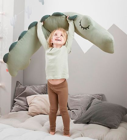 Done by Deer Kussen - 160x40 cm - Comfortabel - Croco- Groen Done by Deer Kussen - 160x40 cm - Comfortabel - Croco- Groen