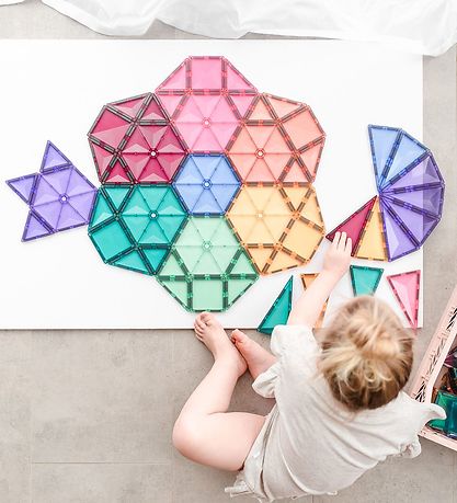 Connetix Magnet set - 202 Parts - Pastel MEGA Pack