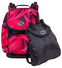 Jeva School Backpack - U-turn - Pink Lightning Jeva School Backpack - U-turn - Pink Lightning