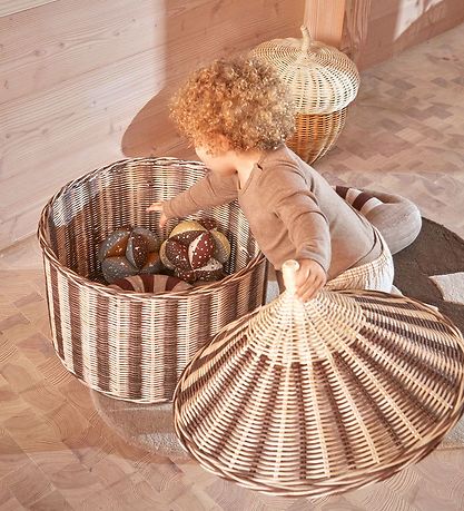 OYOY Storage Baskets basket - 2-Pack - 50/36 cm - Circus - Nutme