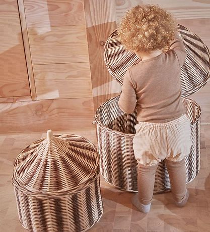 OYOY Storage Baskets basket - 2-Pack - 50/36 cm - Circus - Nutme