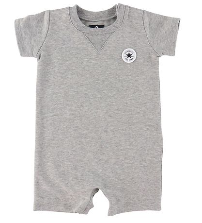 Converse Set - Summer Romper/Socks - Grey Melange Converse Set - Summer Romper/Socks - Grey Melange