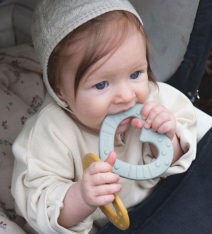 BIBS Bijtring - Heart - Sage