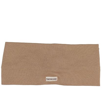 Racing Kids Headband w. Bow - Double Layer - Light brown Racing Kids Headband w. Bow - Double Layer - Light brown