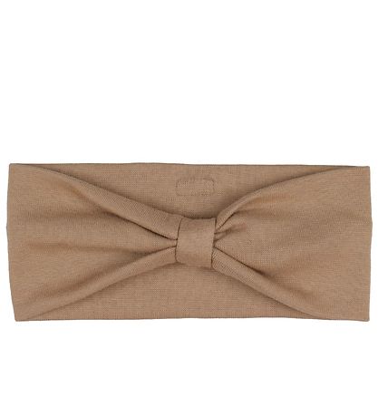 Racing Kids Headband w. Bow - Double Layer - Light brown Racing Kids Headband w. Bow - Double Layer - Light brown