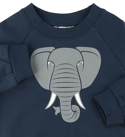 ANIMAL Sweatshirt - ANIMAL Bellow - Navy w. Elephant