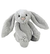 Jellycat Kosedyr - Medium+ - 31x12 cm - Bashful Silver Bunny