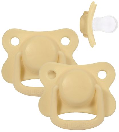 Filibabba Dummies - 2-Pack - 6m + - Pale Banana Filibabba Dummies - 2-Pack - 6m + - Pale Banana