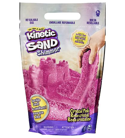 Kinetic Sand Strandsandur - 900 grömm - Kristall Pink Glitter Kinetic Sand Strandsandur - 900 grömm - Kristall Pink Glitter