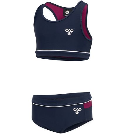 Hummel Bikíní - hmlBell - UV50+ - Dökkblátt/Bordeaux