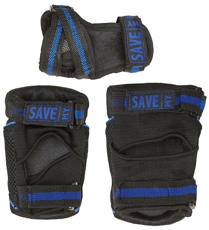 Save My Bones Protection Set - Black/Blue