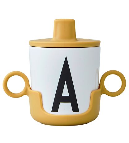 Design Letters Spout Lid - Mustard Design Letters Spout Lid - Mustard