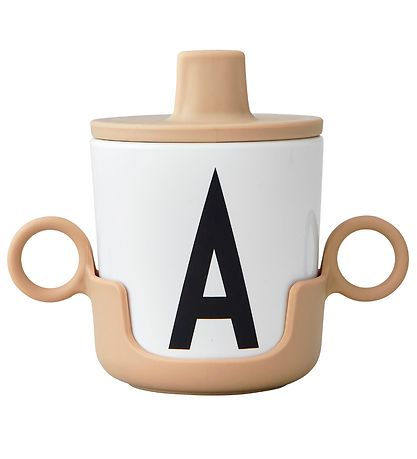 Design Letters Drinkdeksel - Beige