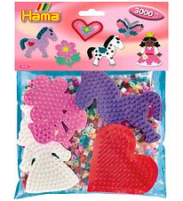 Hama Midi Perlenset - 3000 st. + 4 Platten - Pastel Mehrfarbig Hama Midi Perlenset - 3000 st. + 4 Platten - Pastel Mehrfarbig