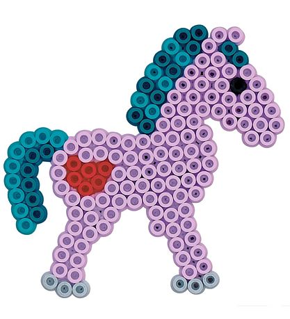 Hama Midi Bead Set - 3000 pcs + 4 Plates - Pastel Multicolour Hama Midi Bead Set - 3000 pcs + 4 Plates - Pastel Multicolour